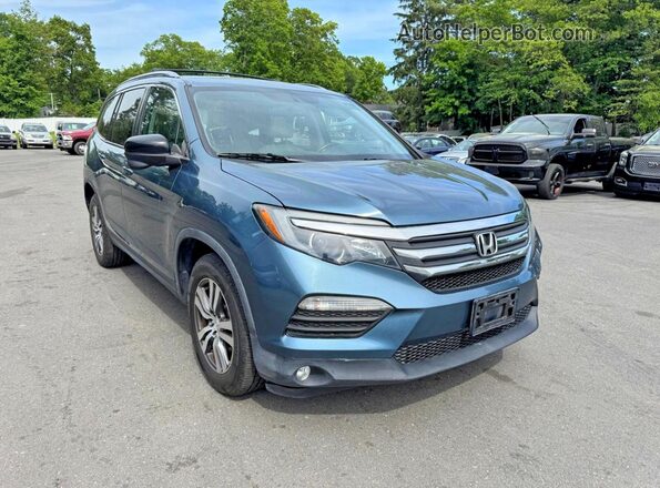 5FNYF6H50GB024007 2016 HONDA PILOT Blue 