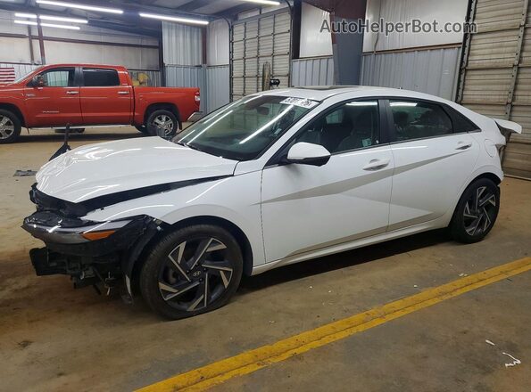 KMHLP4DG1RU834187 2024 HYUNDAI ELANTRA White Задня ліва чверть