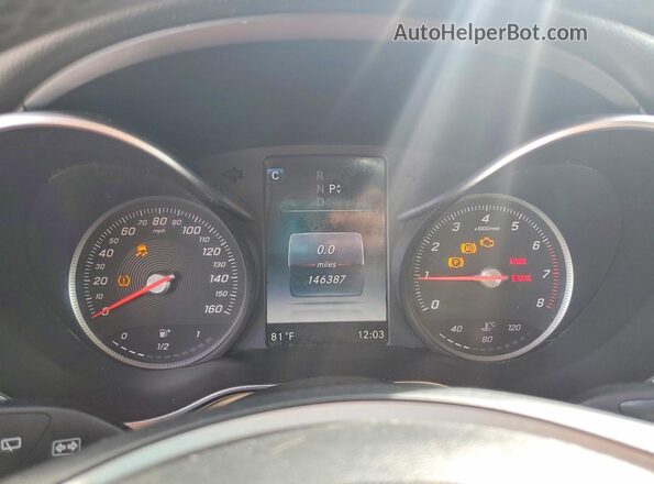 WDC0G4JB3GF109394 2016 MERCEDES-BENZ GLC-CLASS Red Вид задніх сидінь