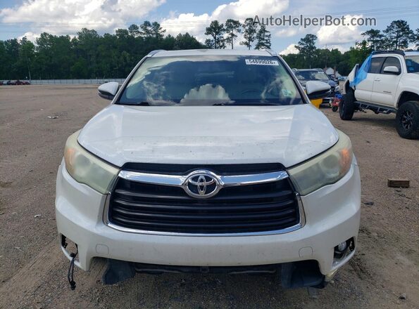 5TDYKRFH4GS136962 2016 TOYOTA HIGHLANDER White 