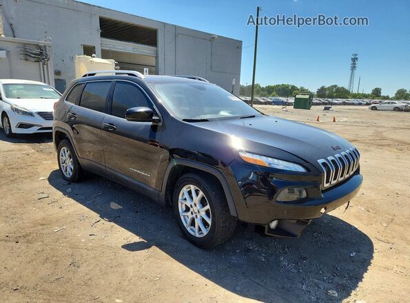 1C4PJLCB5HW540382 2017 JEEP CHEROKEE Черный Вид спереди