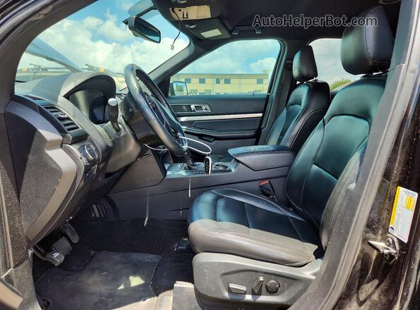 1FM5K7D87KGA40073 2019 FORD EXPLORER Black Dashboard view