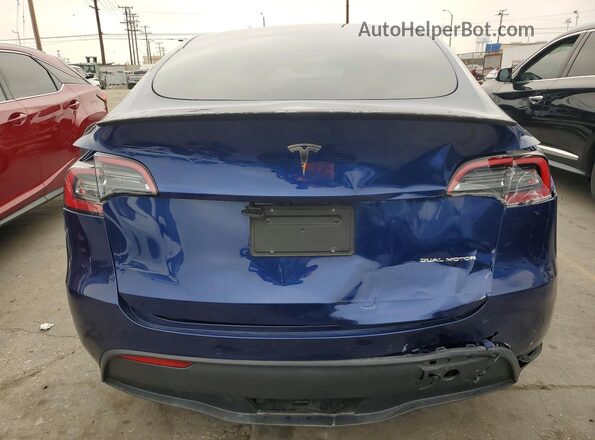 7SAYGDEEXNF429524 2022 TESLA MODEL Blue 