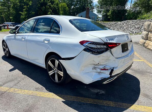 W1KAF4HB5SR283368 2025 MERCEDES-BENZ C-CLASS Белый Задняя правая четверть