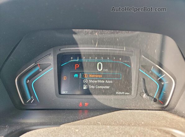 5FNRL6H73LB054353 2020 HONDA ODYSSEY White Widok tylnych siedzeń