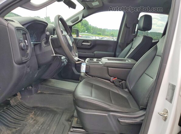 1GCRWAEF5KZ190076 2019 CHEVROLET SILVERADO White Вид панелі приладів