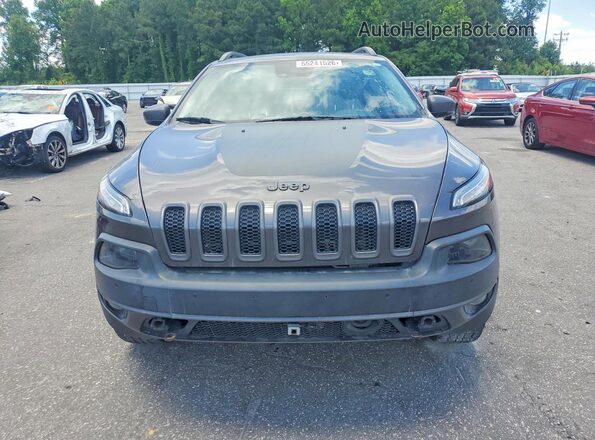 1C4PJMBX9JD610454 2018 JEEP CHEROKEE Gray Widok z tyłu