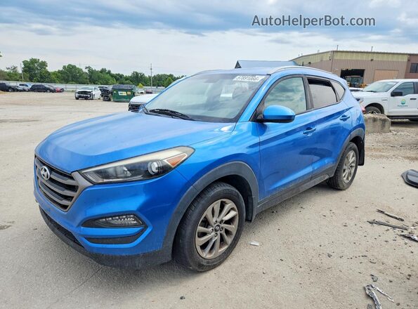 KM8J33A41GU207848 2016 HYUNDAI TUCSON Blue 