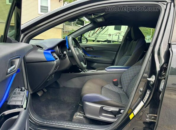 JTNKHMBX5L1078173 2020 TOYOTA C-HR Black Вид задніх сидінь