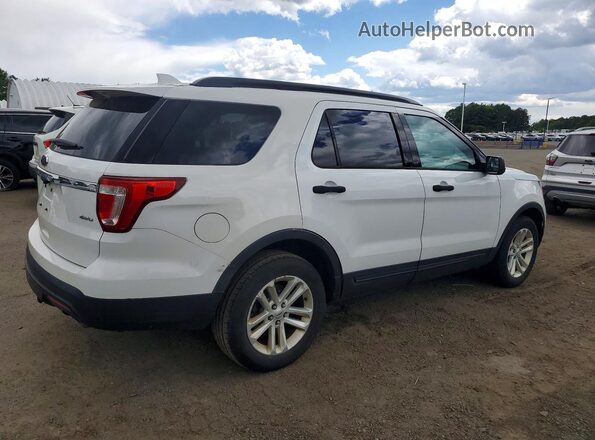 1FM5K8B83GGB00169 2016 FORD EXPLORER White 