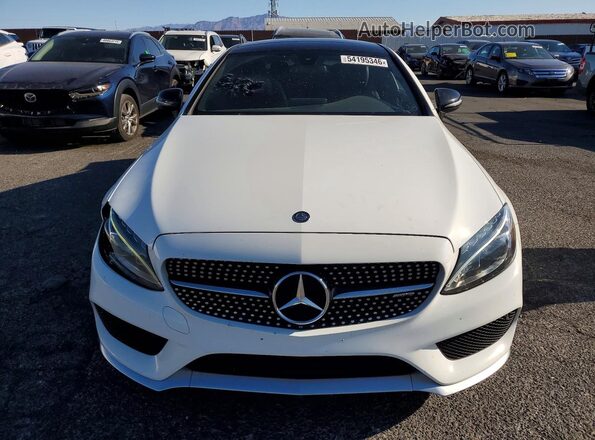 WDDWJ6EB5HF489790 2017 MERCEDES-BENZ C White 