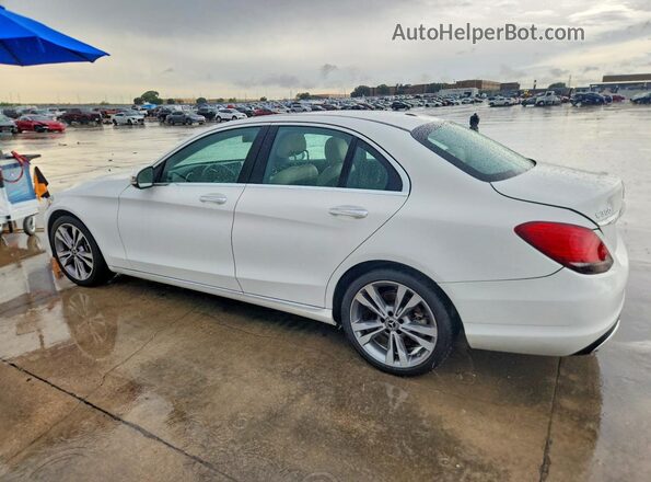 55SWF8DB8KU293989 2019 MERCEDES-BENZ C White უკანა მარჯვენა