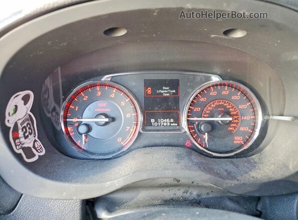 JF1VA2V64H9810675 2017 SUBARU WRX Black Vista de los asientos traseros