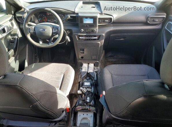 1FM5K8AB4MGA65652 2021 FORD EXPLORER Silver Widok zestawu wskaźników