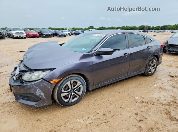19XFC2E50GE005542 2016 HONDA CIVIC Gray 