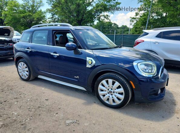 WMZYU7C51K3F93976 2019 MINI COOPER Blue Delantero derecho