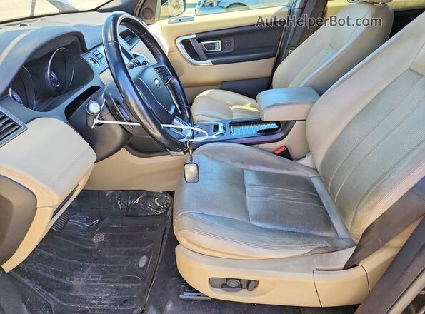SALCR2BG8GH565562 2016 LAND ROVER DISCOVERY Black Вид панелі приладів