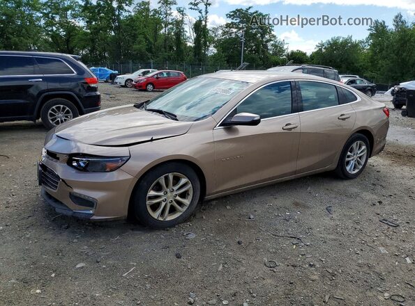 1G1ZD5ST3JF125971 2018 CHEVROLET MALIBU Желто-коричневый 