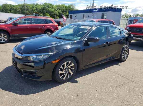 2HGFC2F75JH503944 2018 HONDA CIVIC Black Задня ліва чверть