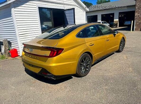 5NPEJ4J2XLH016739 2020 HYUNDAI SONATA Yellow Front right