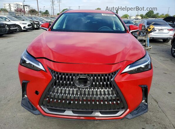2T2ADCEZ5NC001428 2022 LEXUS NX Red უკანა ხედი