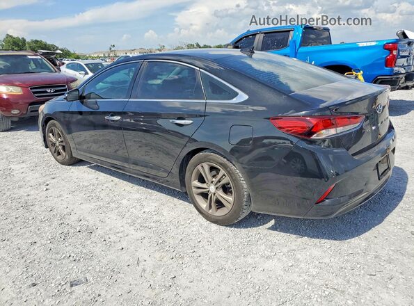 5NPE34AF8JH604682 2018 HYUNDAI SONATA Black 