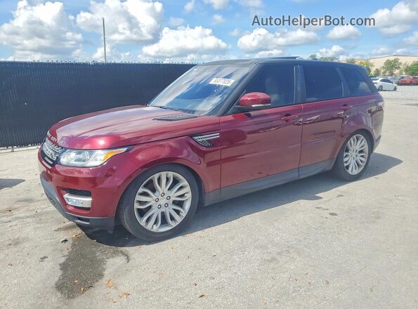 SALWR2FK5HA152956 2017 LAND ROVER RANGE ROVER Red Tył lewy