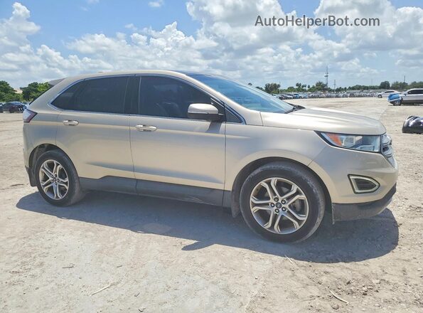2FMPK3K98JBC35327 2018 FORD EDGE Gold Вид спереду