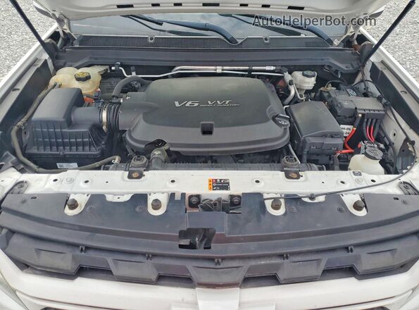 1GCGSBENXM1213420 2021 CHEVROLET COLORADO White Շարժիչի բաժամունքի տեսք