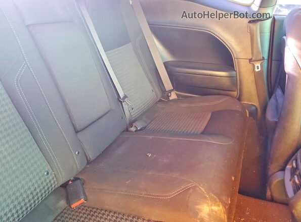 2C3CDZAG4KH656285 2019 DODGE CHALLENGER Black Widok wnętrza z tyłu