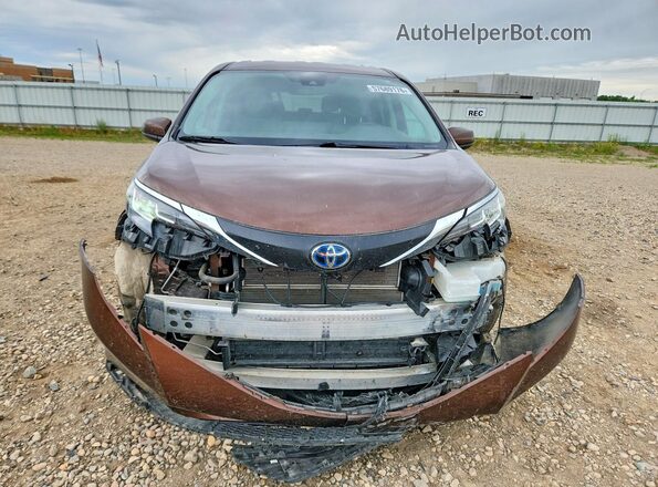 5TDKRKEC7MS023033 2021 TOYOTA SIENNA Brown 