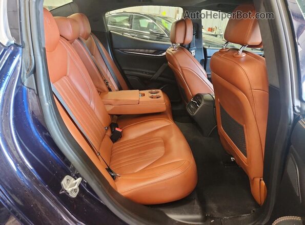 ZAM57YTL7J1293294 2018 MASERATI GHIBLI Blue უკანა სალონის ხედი