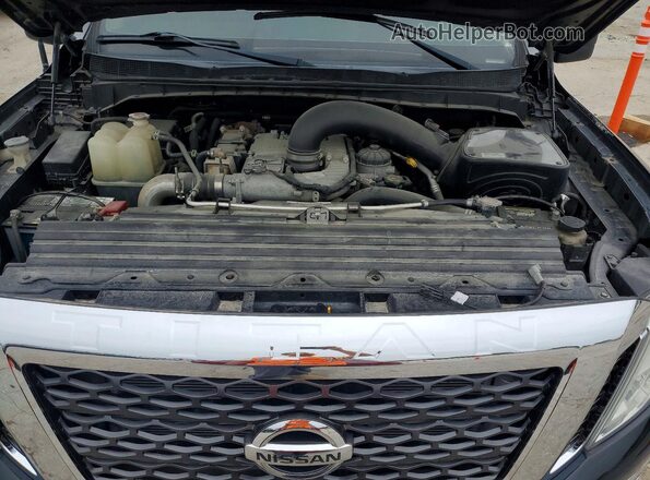 1N6BA1F47HN521802 2017 NISSAN TITAN Black Շարժիչի բաժամունքի տեսք