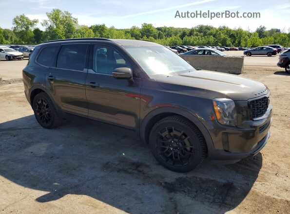 5XYP5DHC5MG141118 2021 KIA TELLURIDE Коричневый Вид спереди