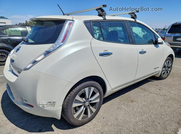 1N4BZ0CP8GC302206 2016 NISSAN LEAF White Передня права чверть
