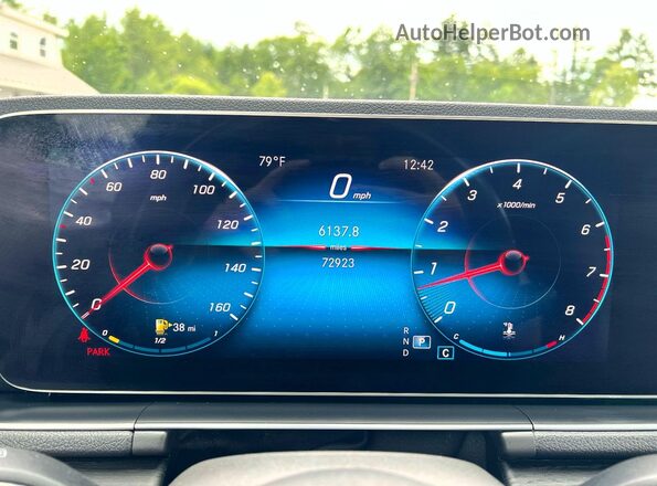 4JGFB4KB0LA053320 2020 MERCEDES-BENZ GLE-CLASS Синий Вид щитка приборов