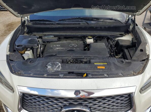 5N1DL0MN6HC528016 2017 INFINITI QX60 White VIN կոդի պիտակի տեսք