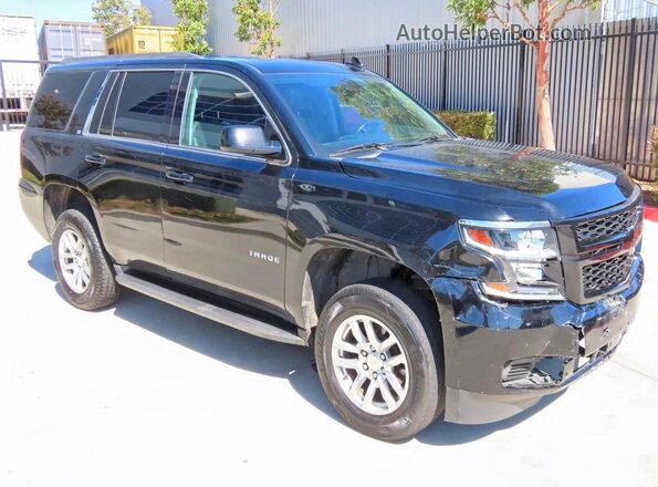 1GNSKBKC8LR154999 2020 CHEVROLET TAHOE Черный Задняя левая четверть