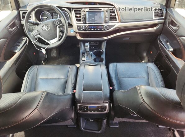 5TDDGRFH3KS054746 2019 TOYOTA HIGHLANDER Black Instrument cluster view