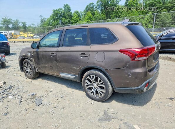 JA4AD2A34JZ033779 2018 MITSUBISHI OUTLANDER Brown Trasero derecho
