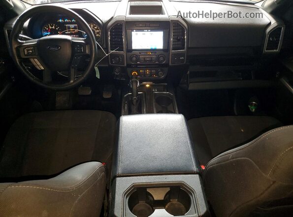 1FTFW1EG4GKE35185 2016 FORD F150 Black Vista del cuadro de instrumentos