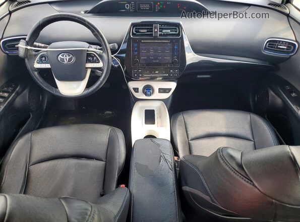 JTDKARFU2G3003169 2016 TOYOTA PRIUS Серебряный Вид щитка приборов