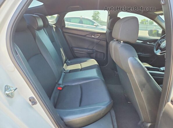 2HGFC2F83MH559619 2021 HONDA CIVIC Белый Вид задней части салона