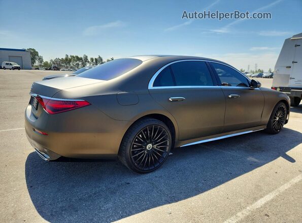 W1K6G7GB8NA077454 2022 MERCEDES-BENZ S Серый Передняя правая четверть