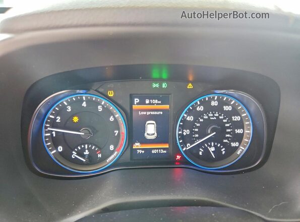 KM8K53A51KU271873 2019 HYUNDAI KONA White 