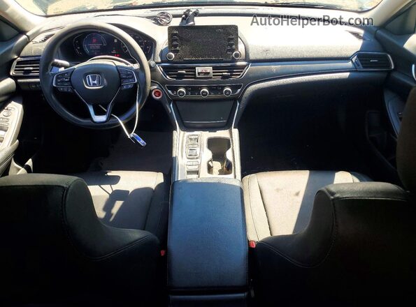1HGCV3F17KA007946 2019 HONDA ACCORD Черный Вид щитка приборов