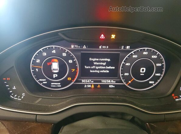 WA1BNAFY5J2017910 2018 AUDI Q5 Black უკანა სავარძლების ხედი