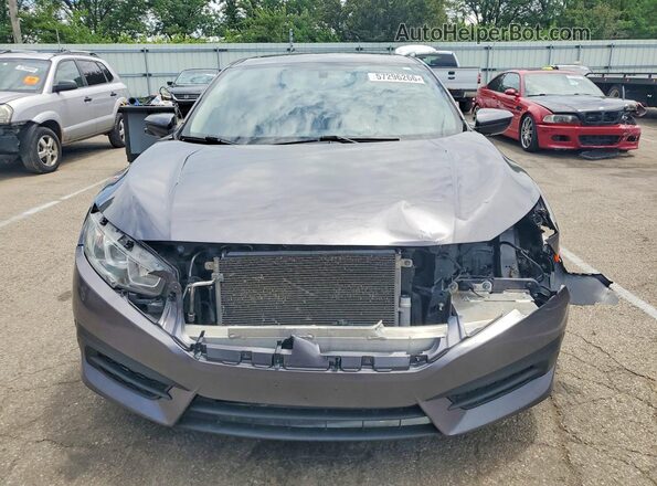 19XFC2F71JE035821 2018 HONDA CIVIC Gray 