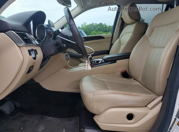 4JGDA5JB4HA815301 2017 MERCEDES-BENZ GLE White წინა პანელის ხედი