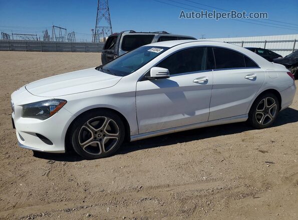 WDDSJ4EB6JN682299 2018 MERCEDES-BENZ CLA-CLASS White Հետևի ձախ